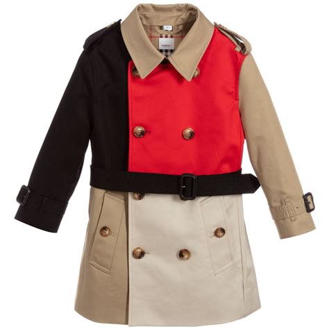 burberry baby girl trench coat|boys trench coat size 14.